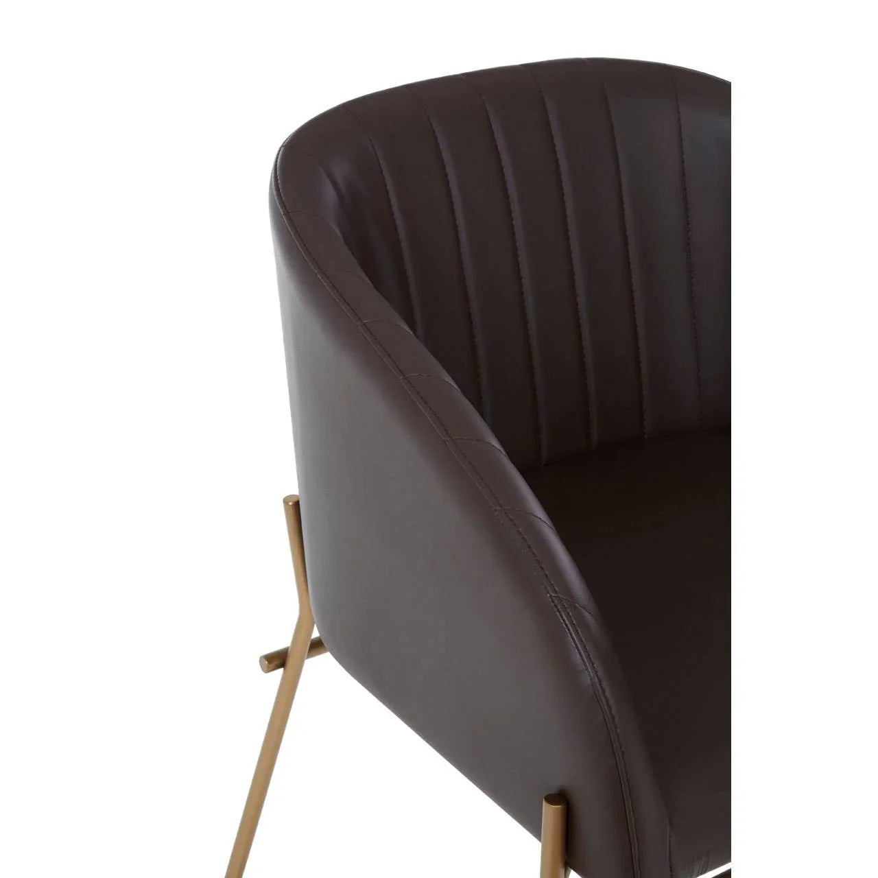 Luxe Brown Tub Chair