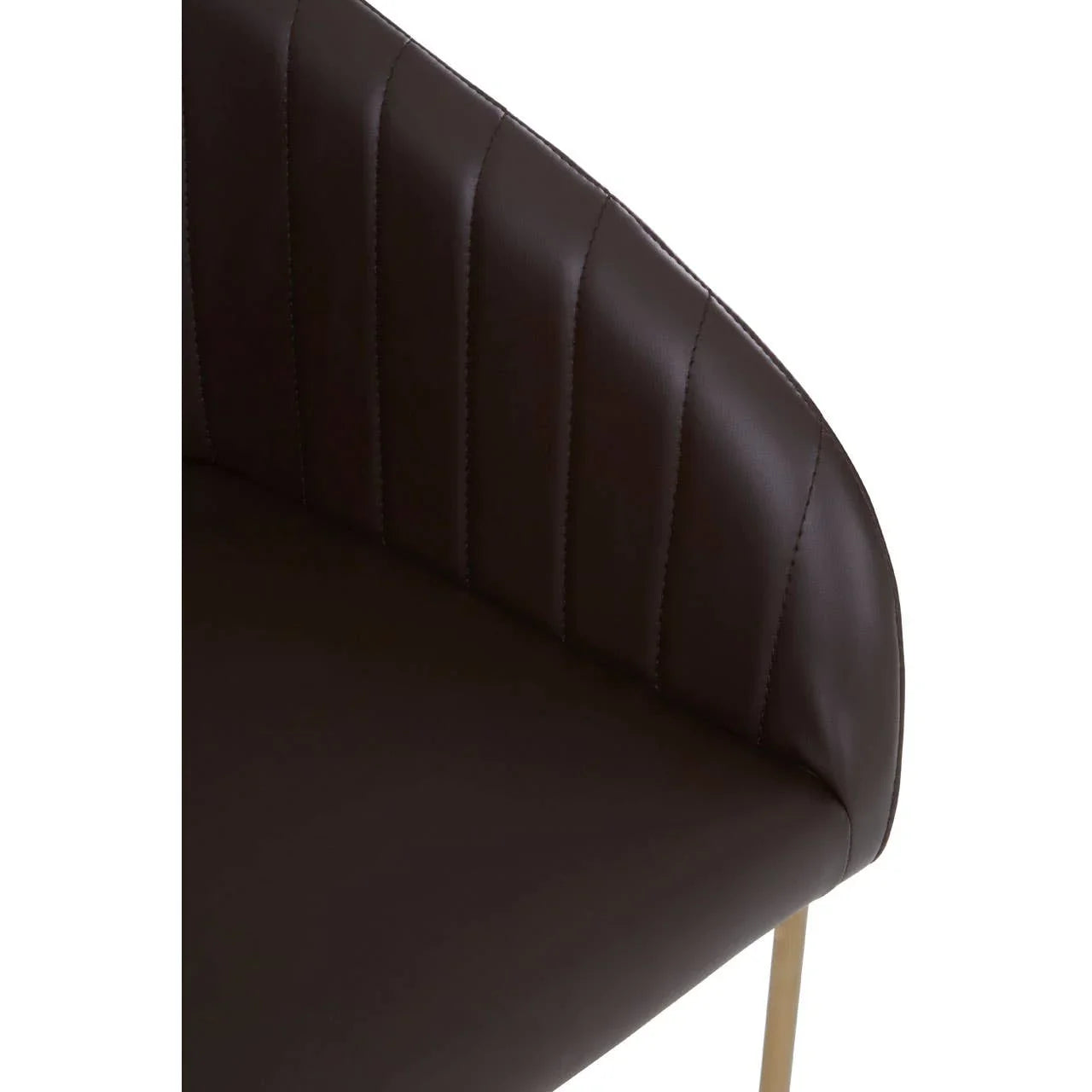 Luxe Brown Tub Chair
