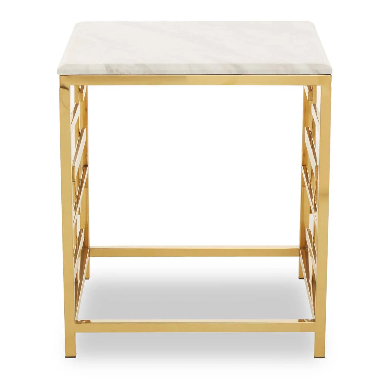 Luxury Marble Steel Side Table