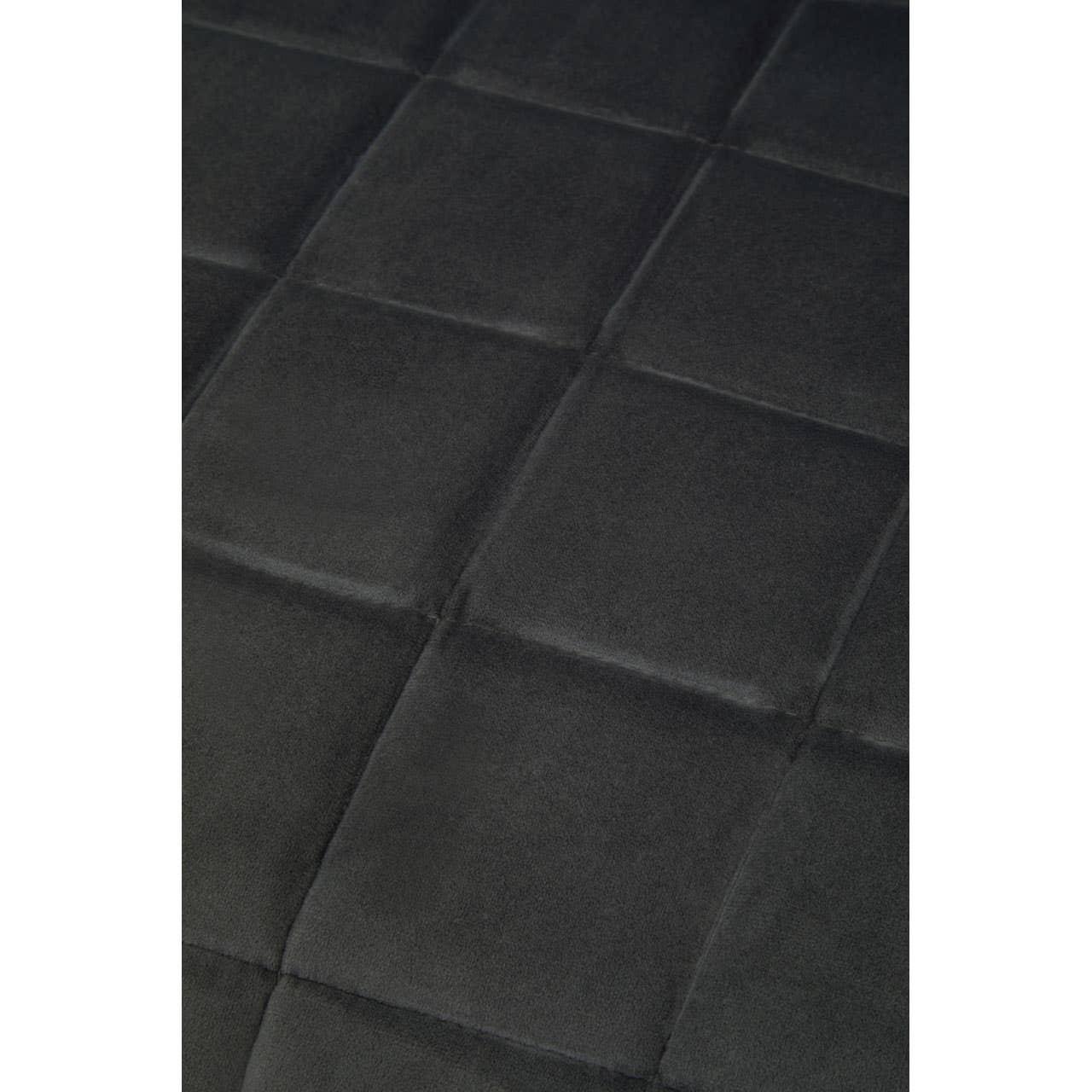 Luxe Grey Velvet Dining Chair