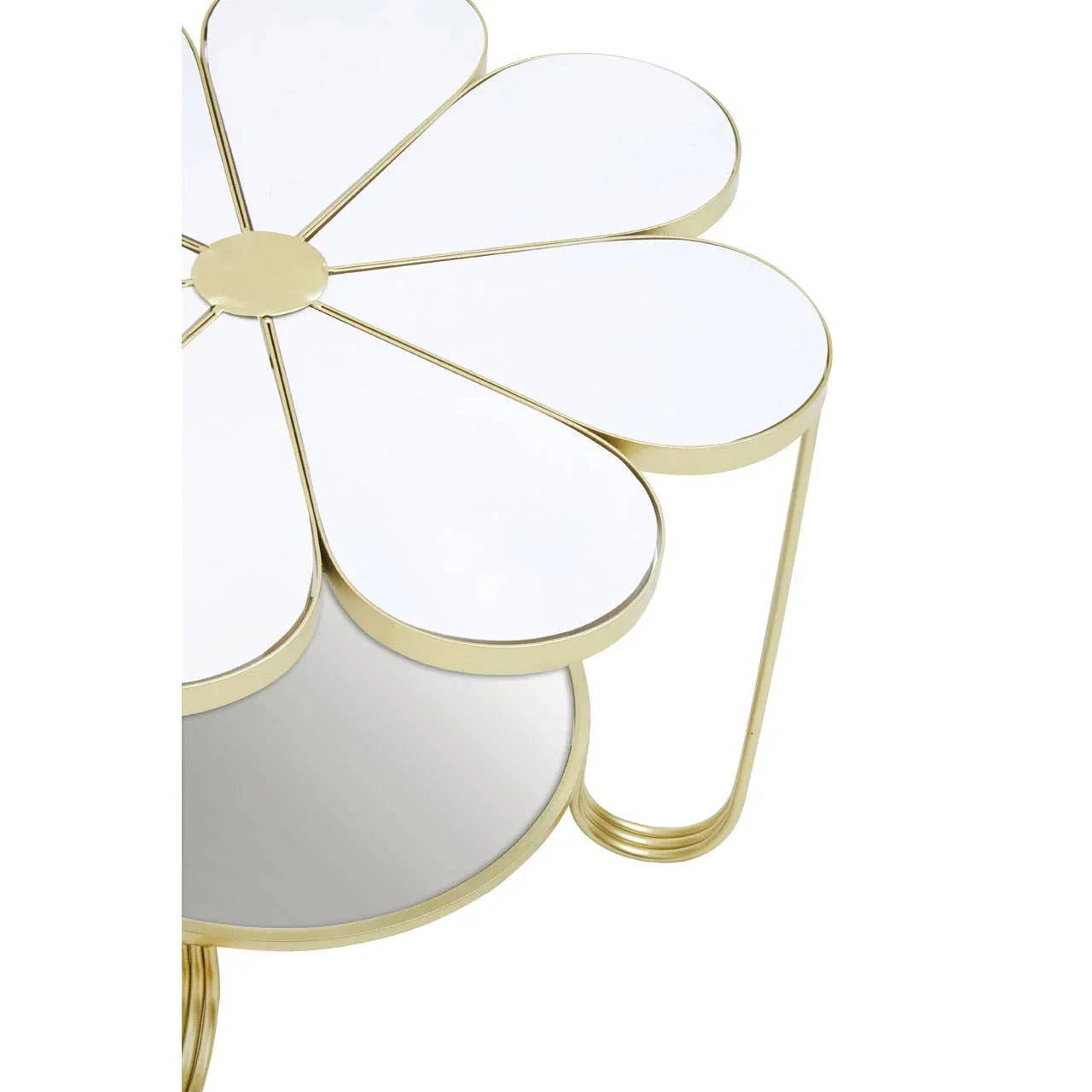 Blooming White Petal Table
