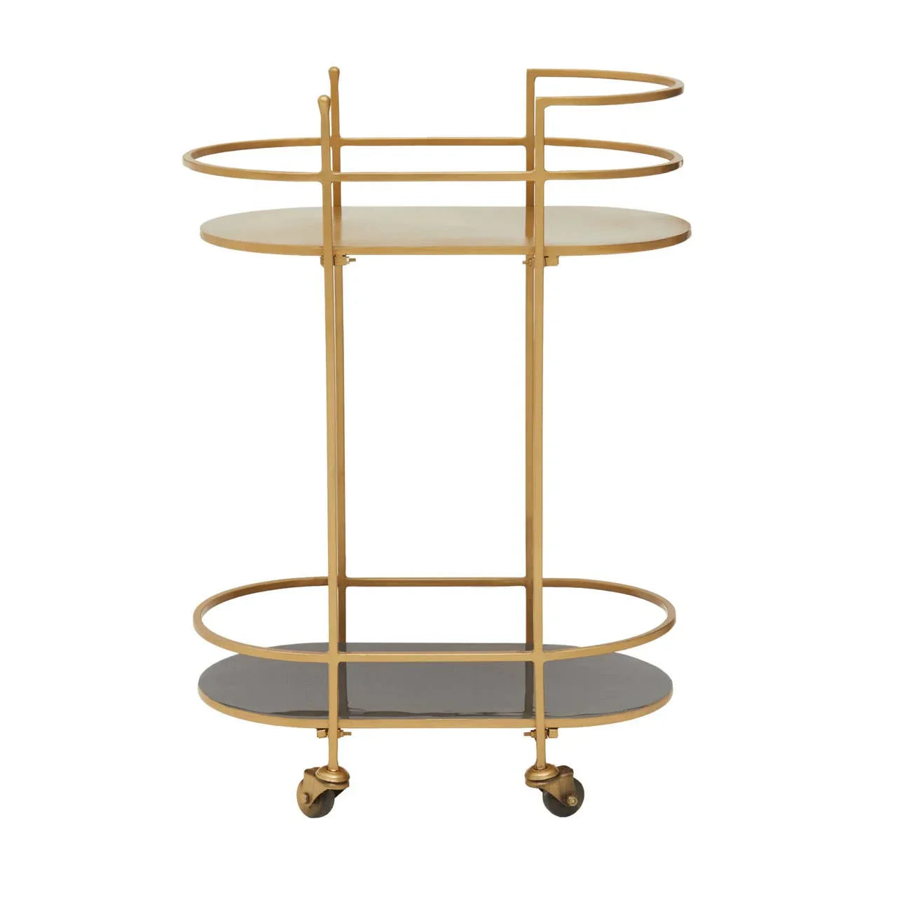 Luxe Gold Bar Cart