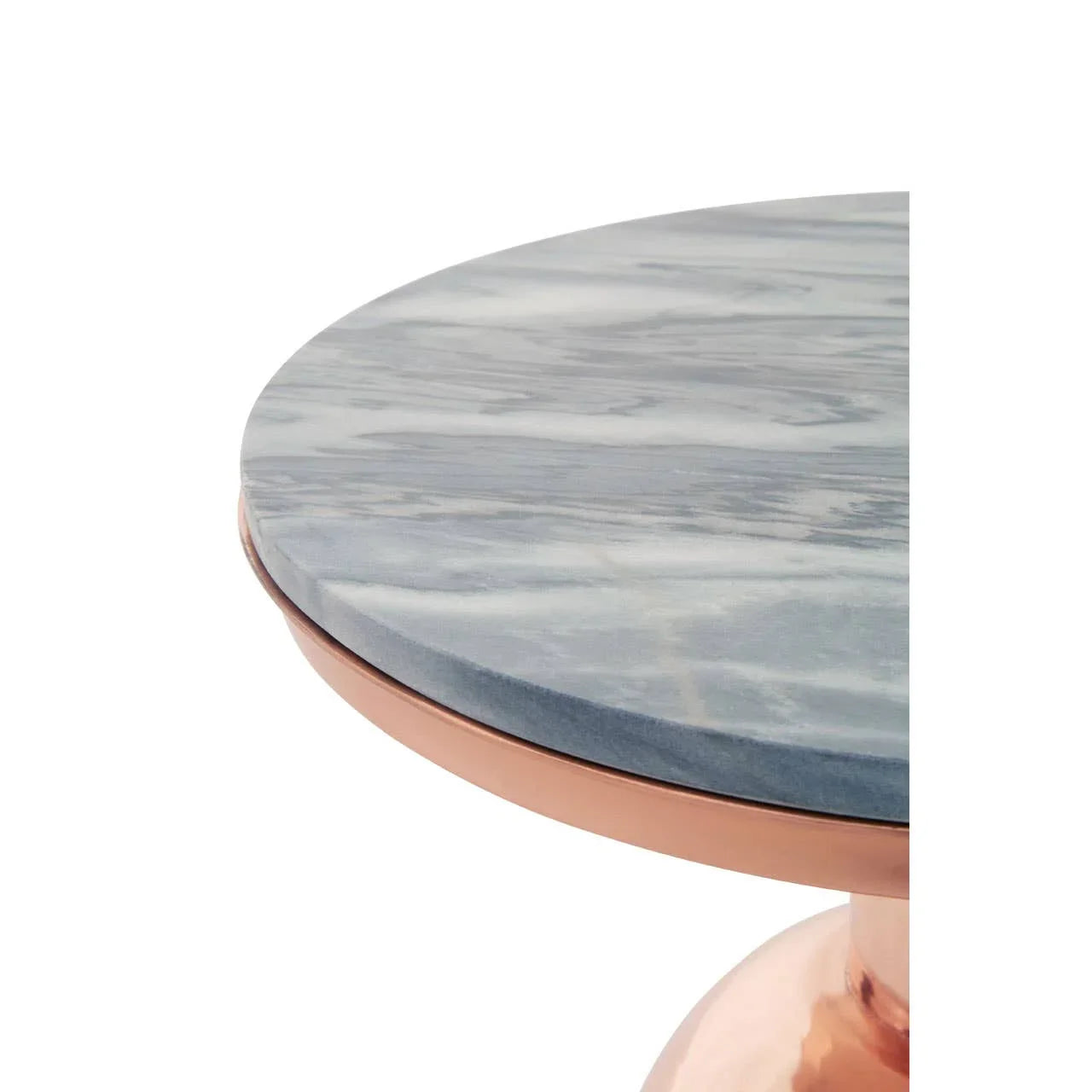 Copper & Marble Side Table