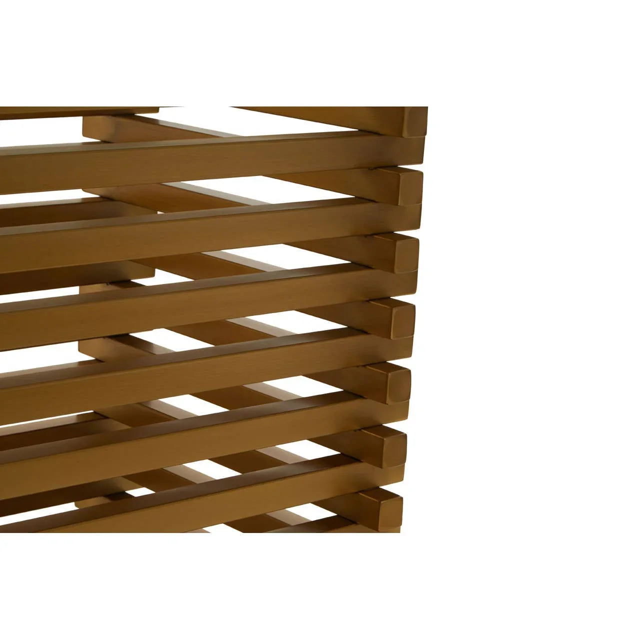 Luxe Gold Glass Dining Table