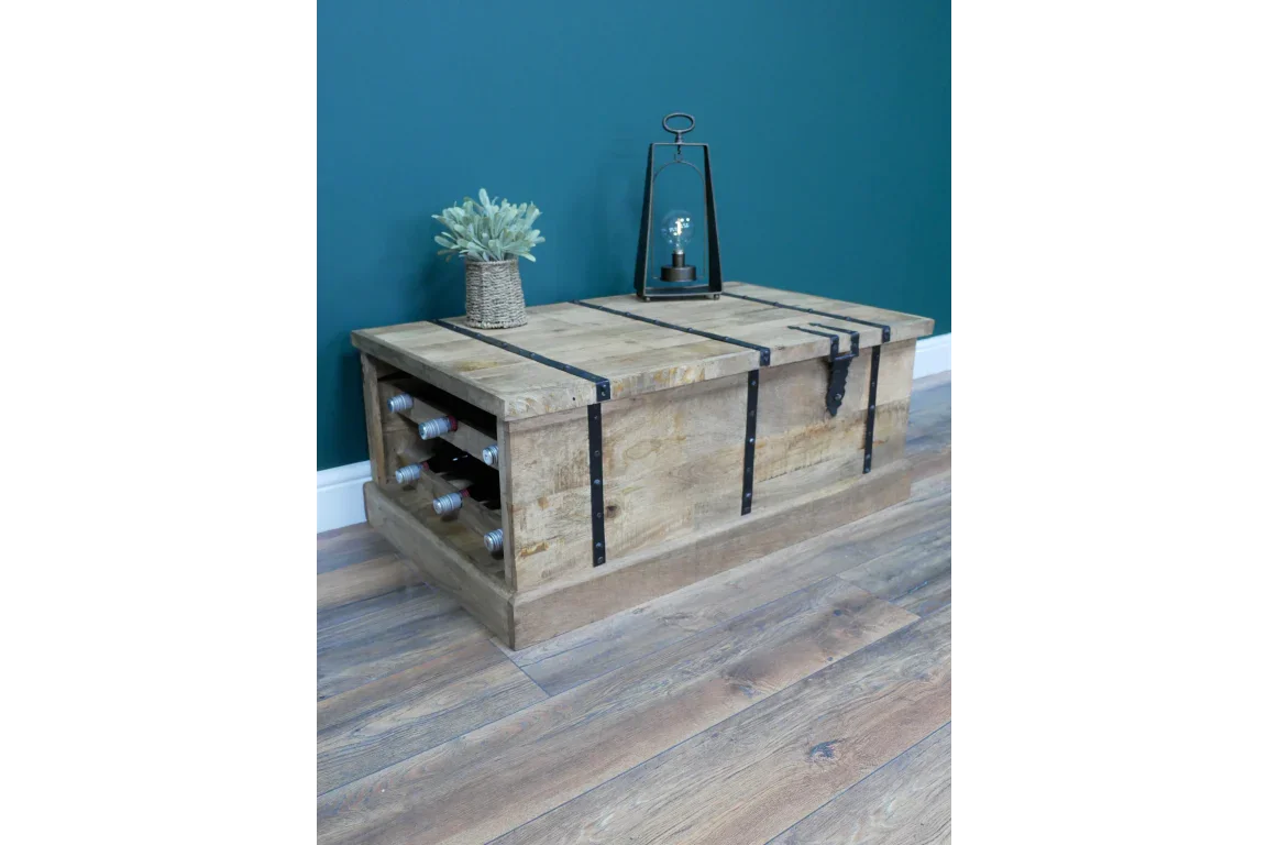 Trunk With Wine Bottle Storage - 8163