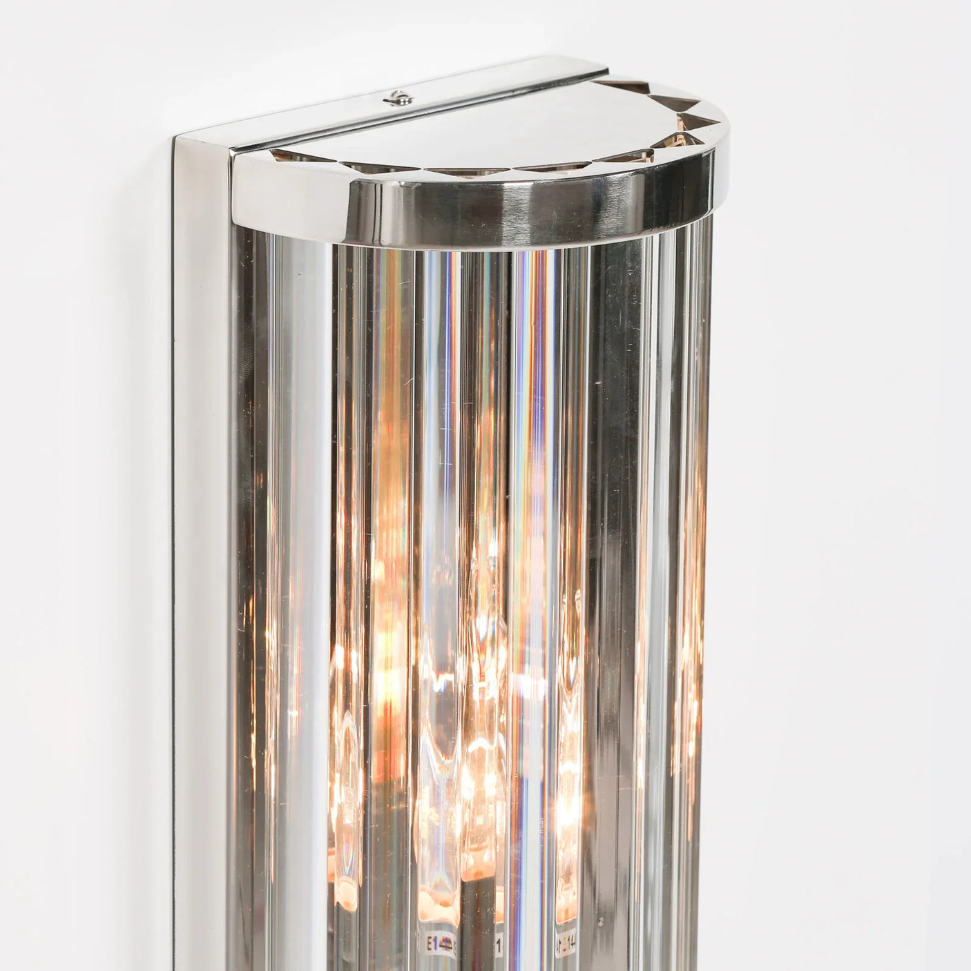 Chrome Deco Wall Light 39cm