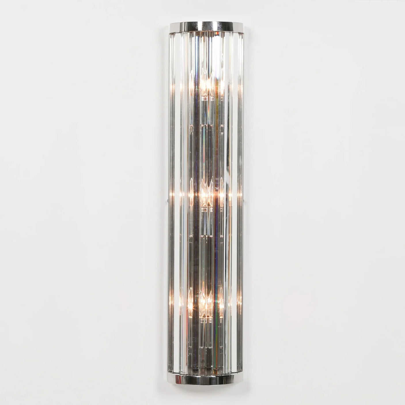 Chrome Deco Wall Light 71cm