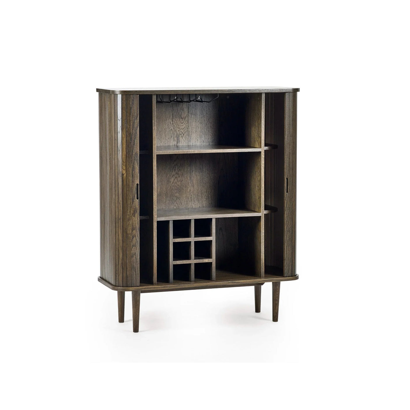 Arya Drinks Cabinet - Brown - ARY007