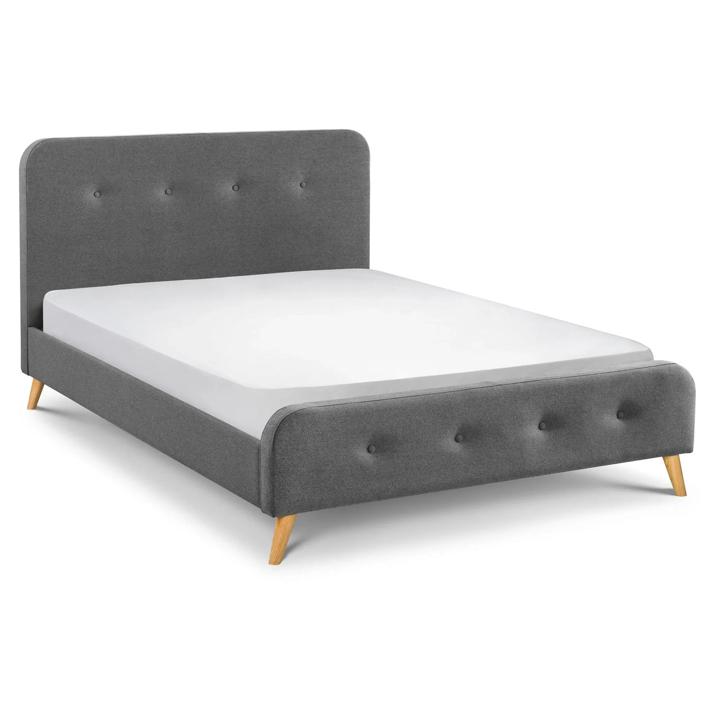 Astrid Bed - Grey / Double - AST202