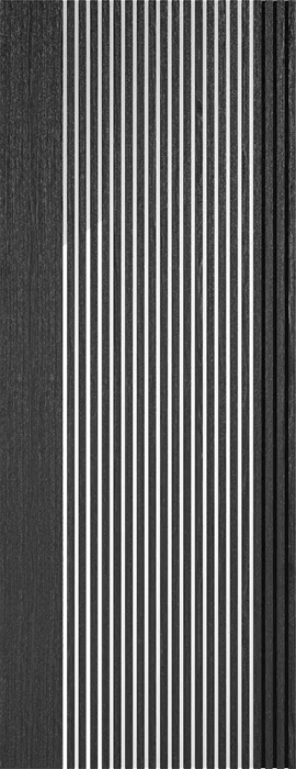 Ash Grey Melbourne Glazed - Ash Grey - 1981 x 686 (27") x 35mm