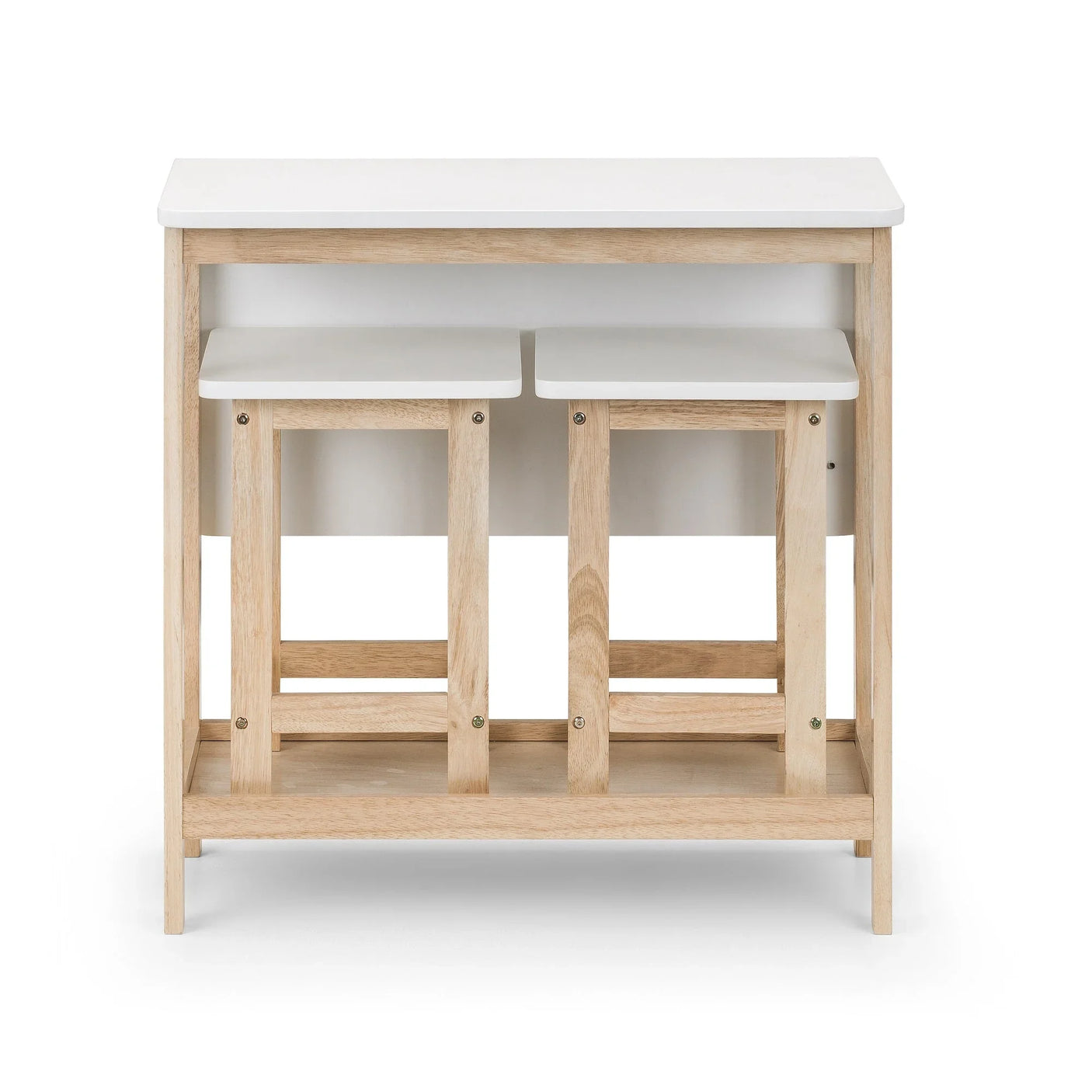 Bergen Bar Set - White and Light Brown - BER101