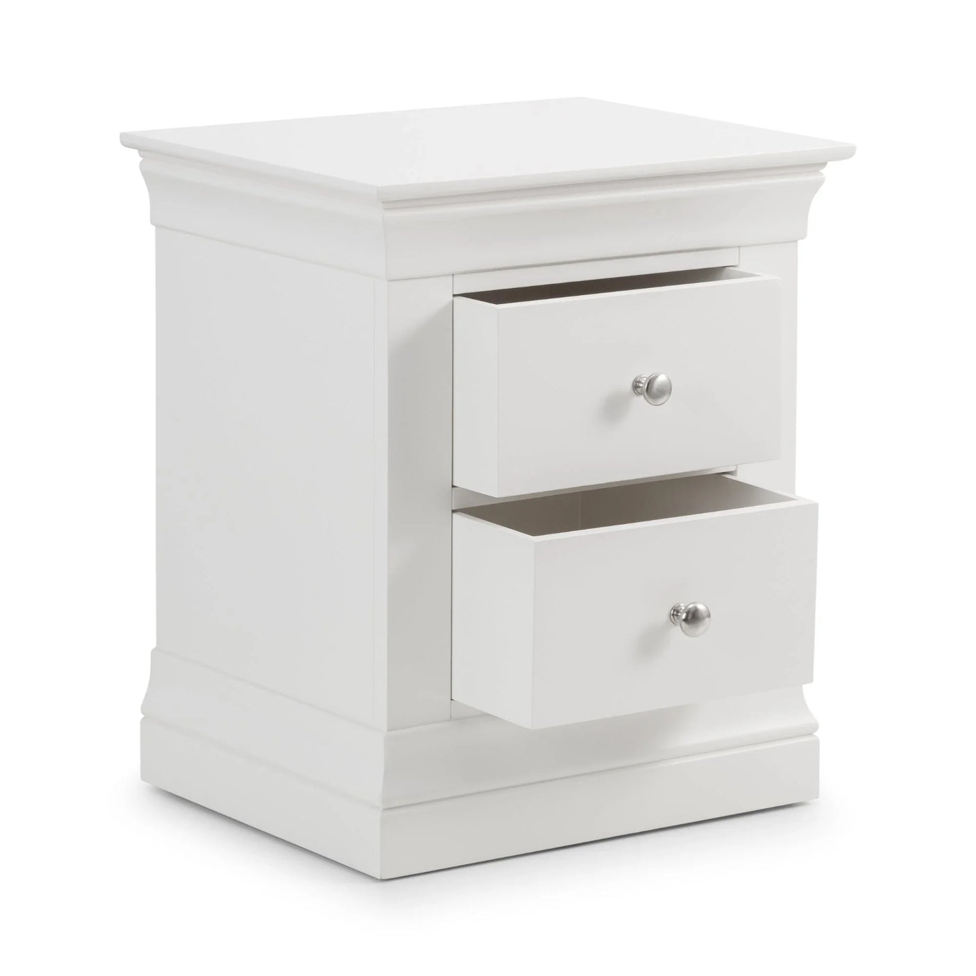 Clermont Bedside - White - CLE201