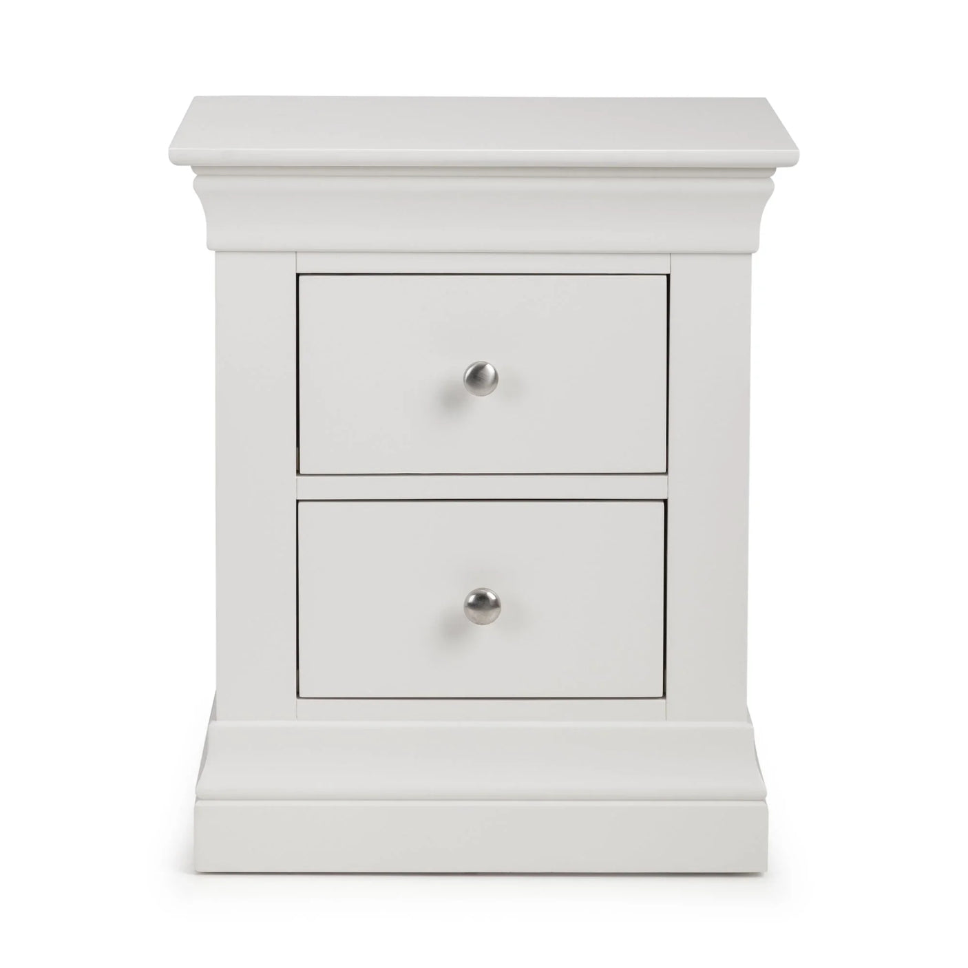 Clermont Bedside - White - CLE201