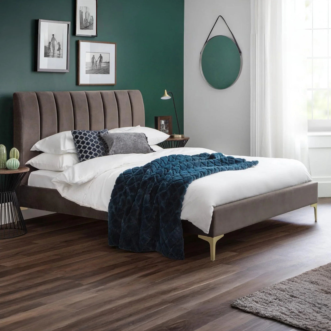 Deco Bed - Grey / Double - DEC001