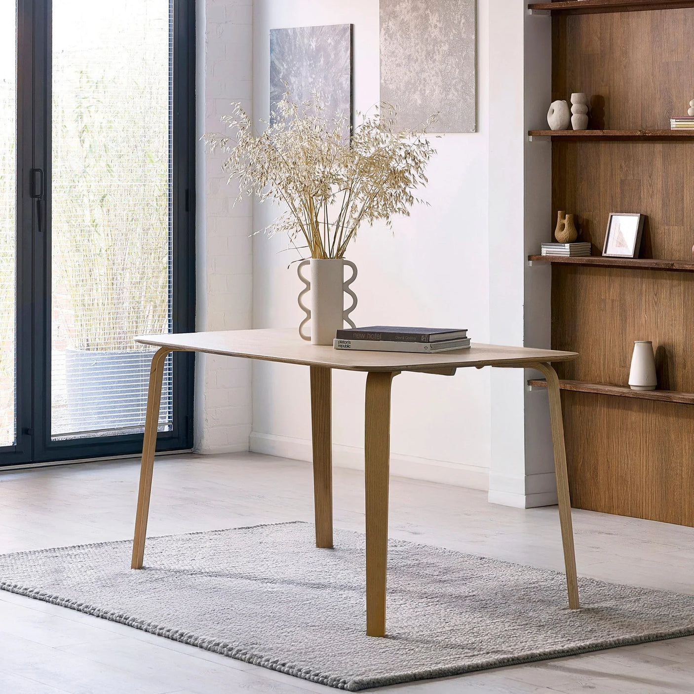 Kaito Dining Table - Light Brown - KAI003