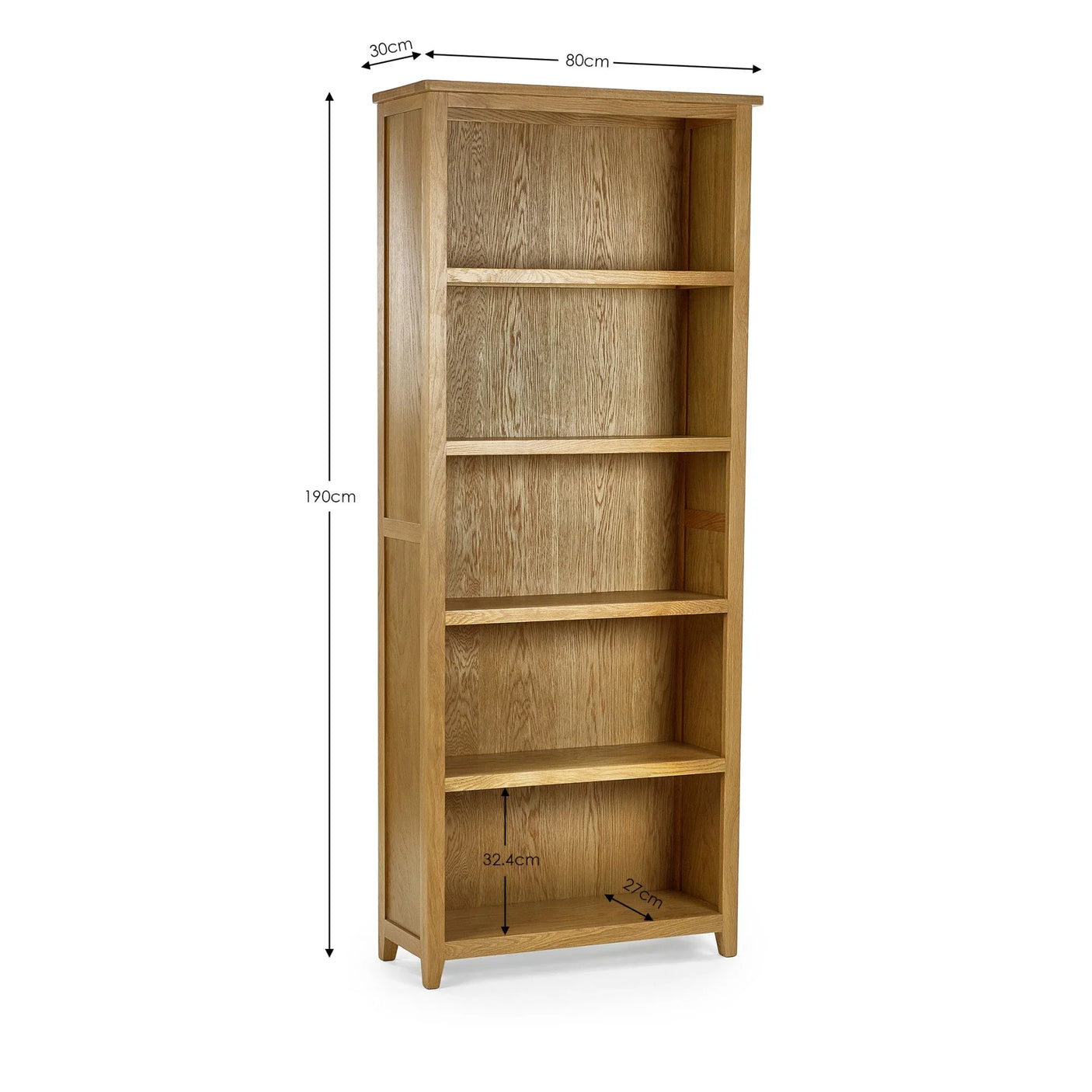 Mallory Tall Bookcase - Light Brown - MAL207