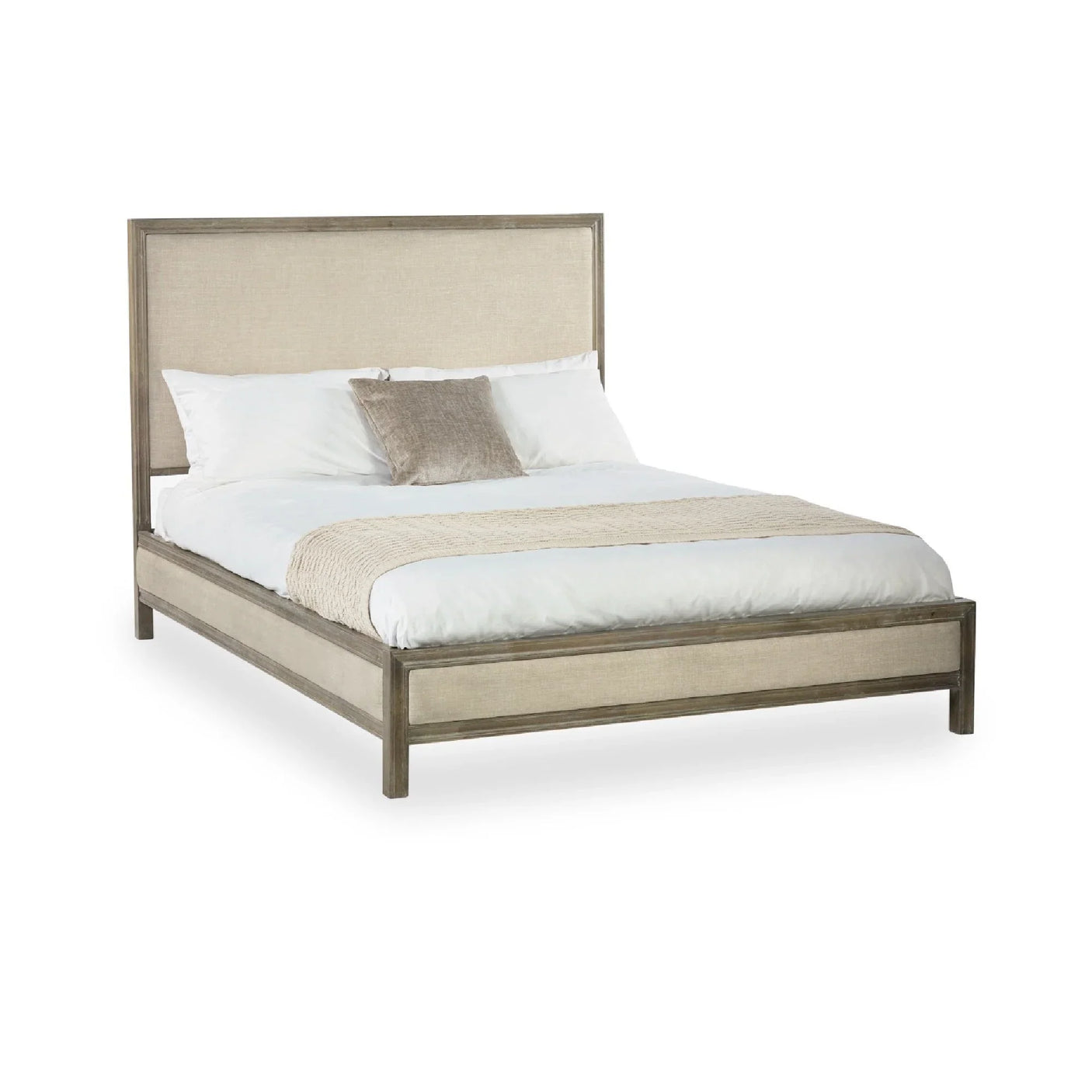 Lucie Bed - Ivory / King - LUC102