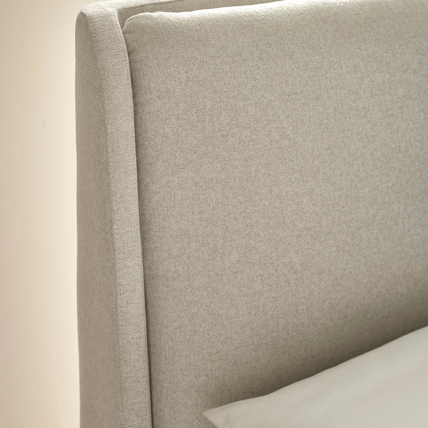 Maddock Ottoman Storage Bed - Beige / King - MAD002