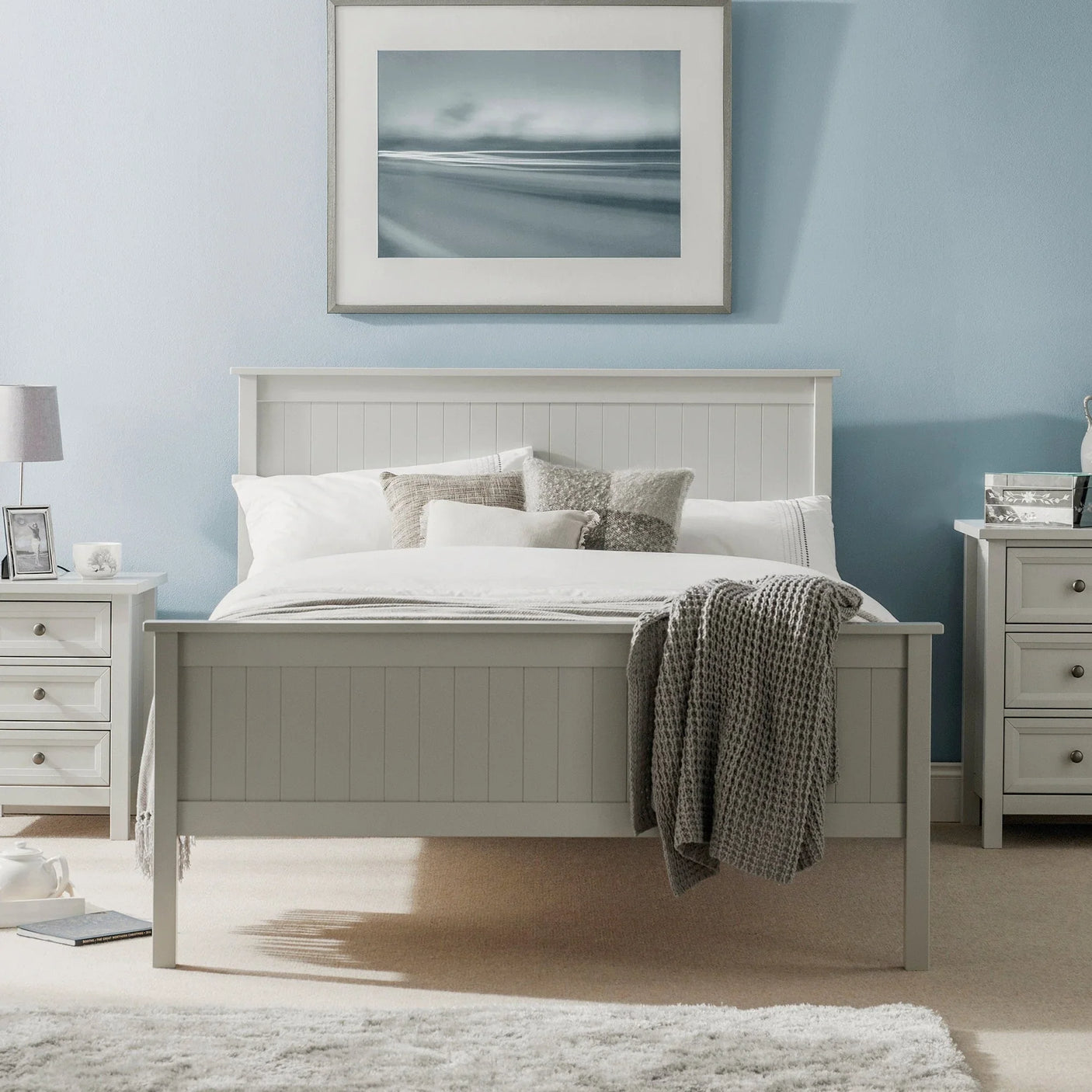 Maine Bed - Grey / Single - MAI008