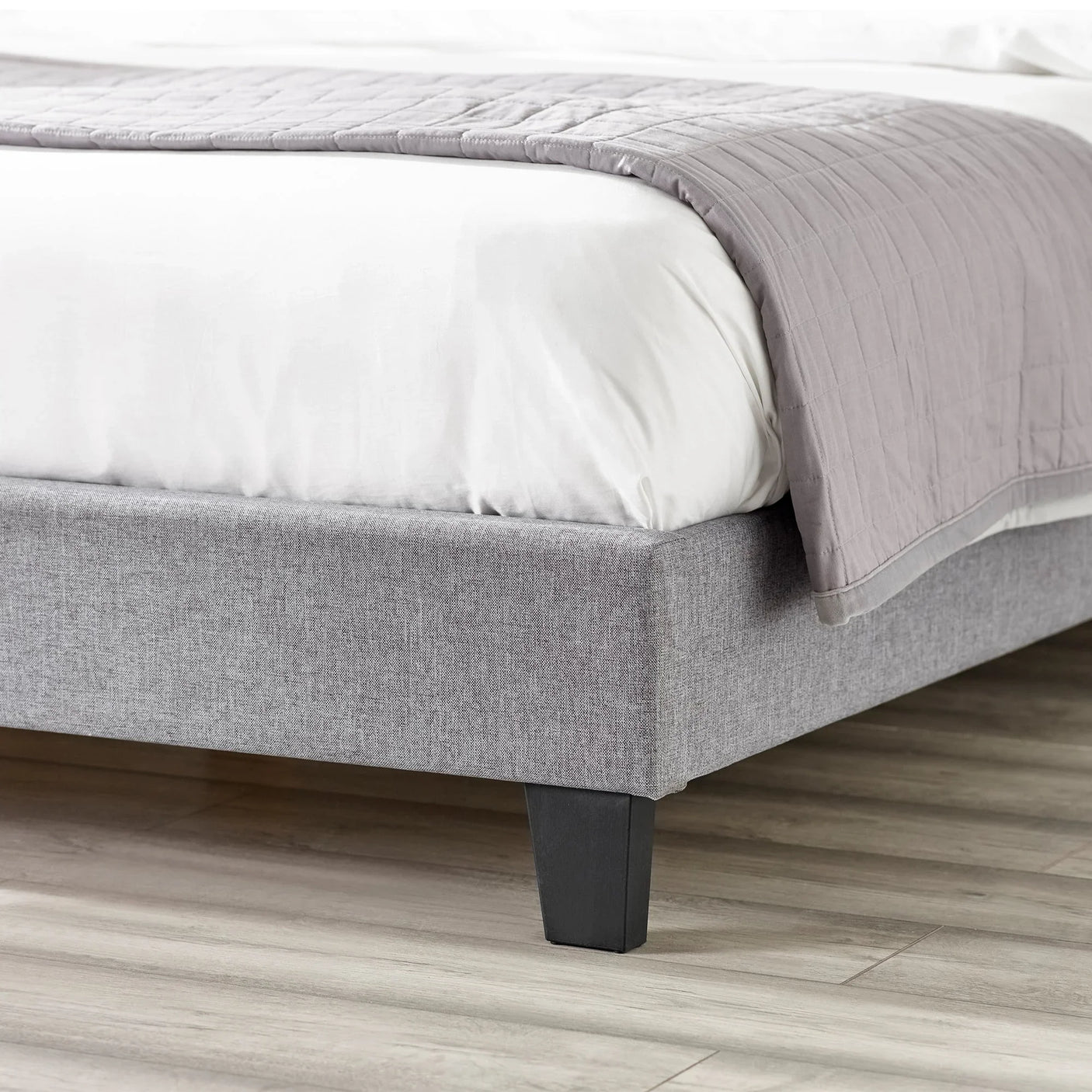 Merida Ottoman Storage Bed - Grey / Double - MER301