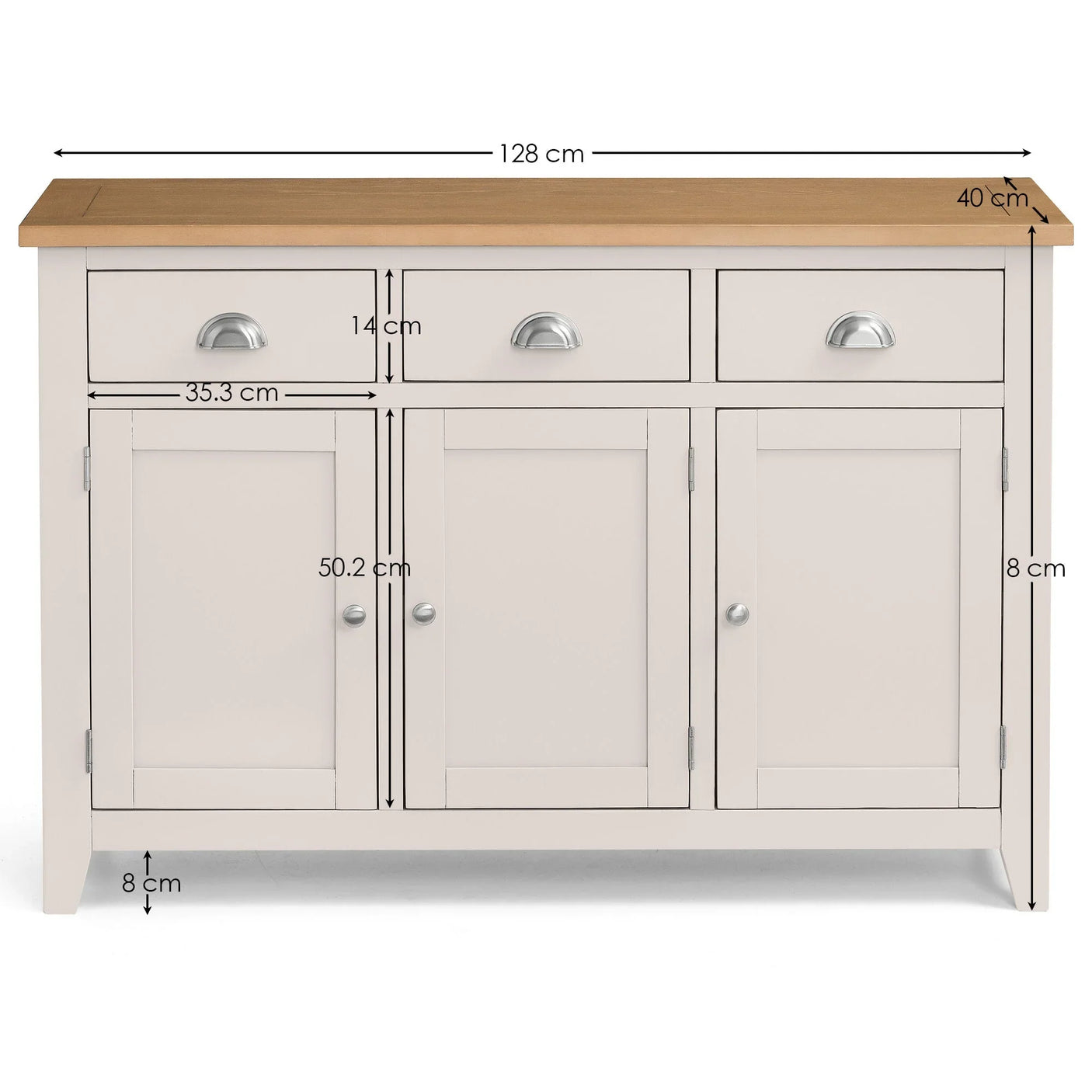 Richmond Sideboard - Grey - RIC208