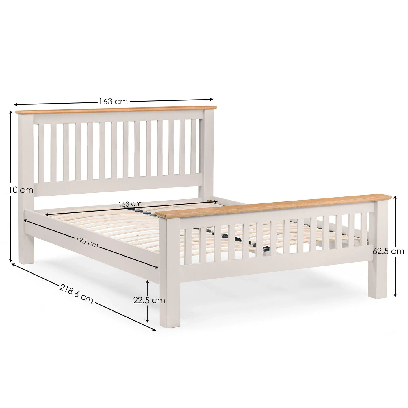 Richmond Bed - Grey / Double - RIC401