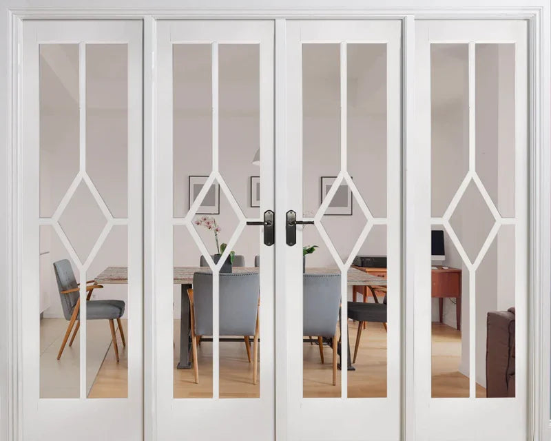Room Divider Reims W8 - White - 2031 x 2478 (98") x 35mm