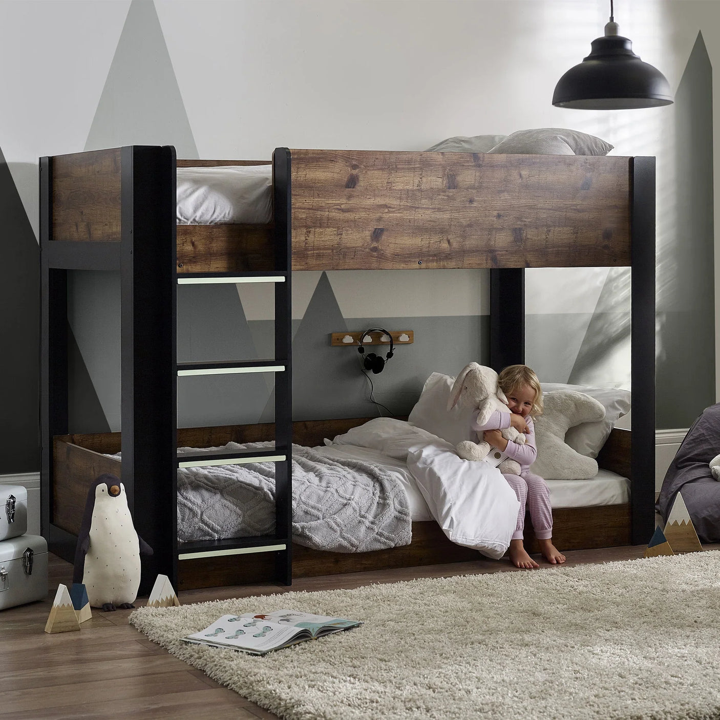 Solomon Bunk Bed - White - SOL101