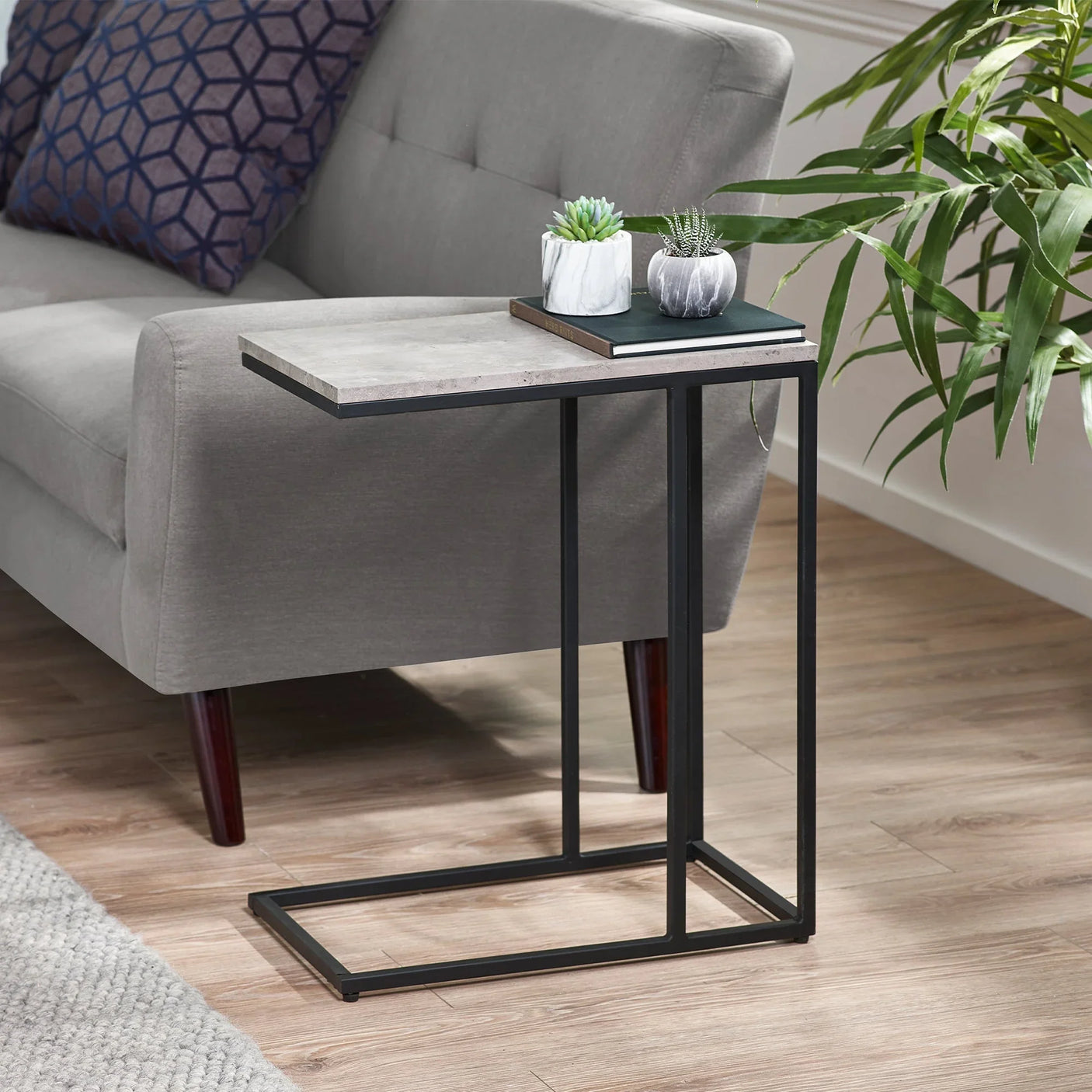 Staten Drinks Table - Grey - STA108