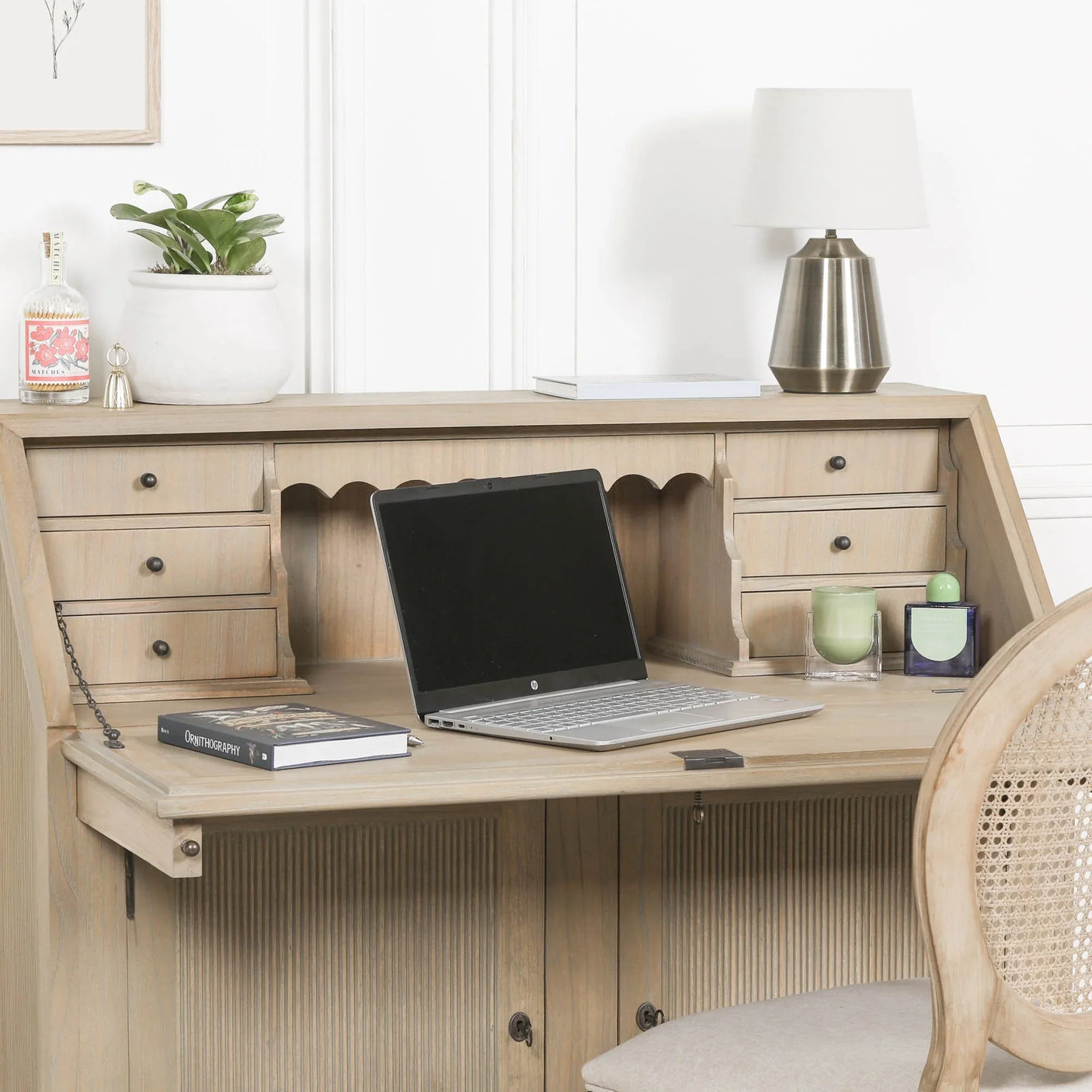 Rustic Wooden Bureau Desk