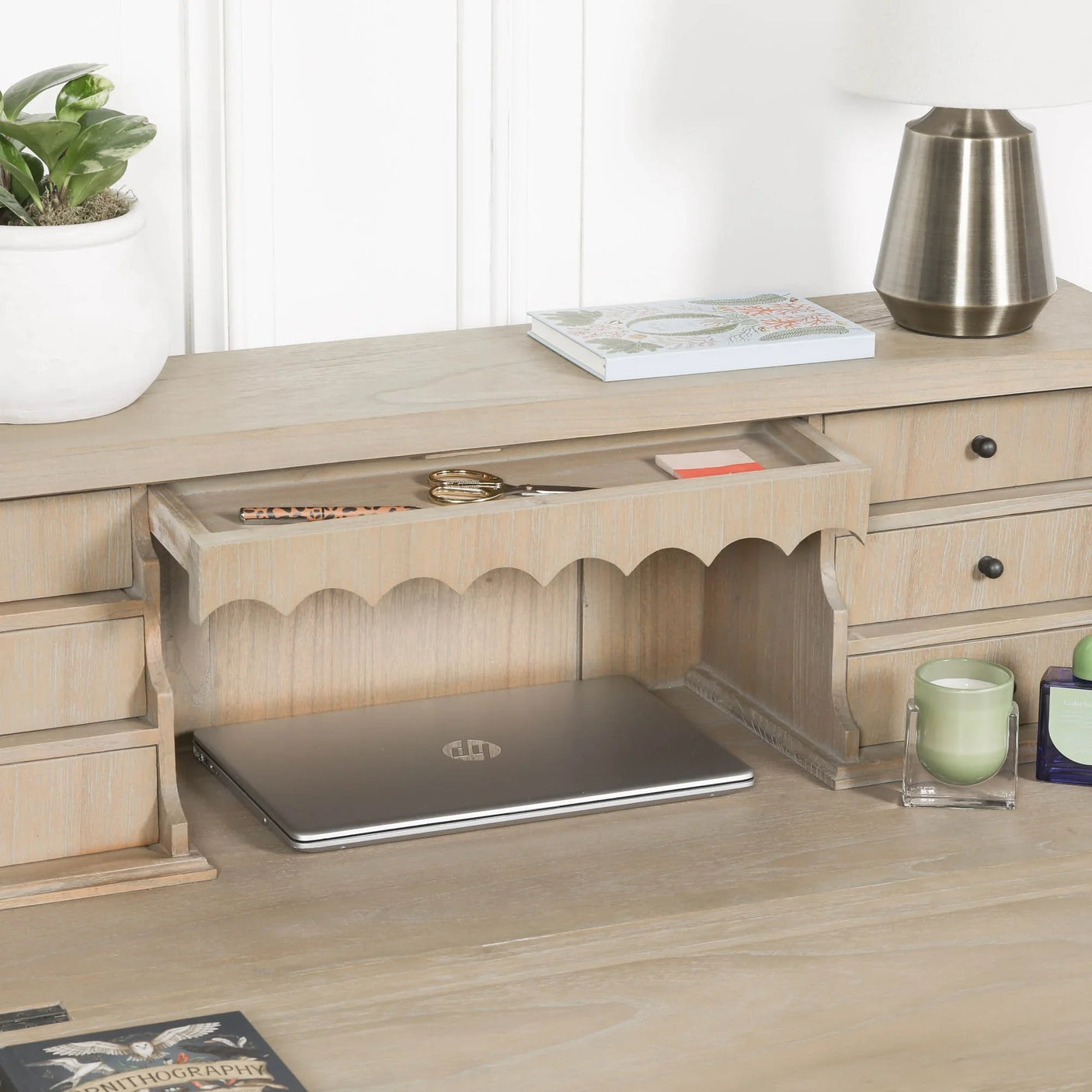 Rustic Wooden Bureau Desk
