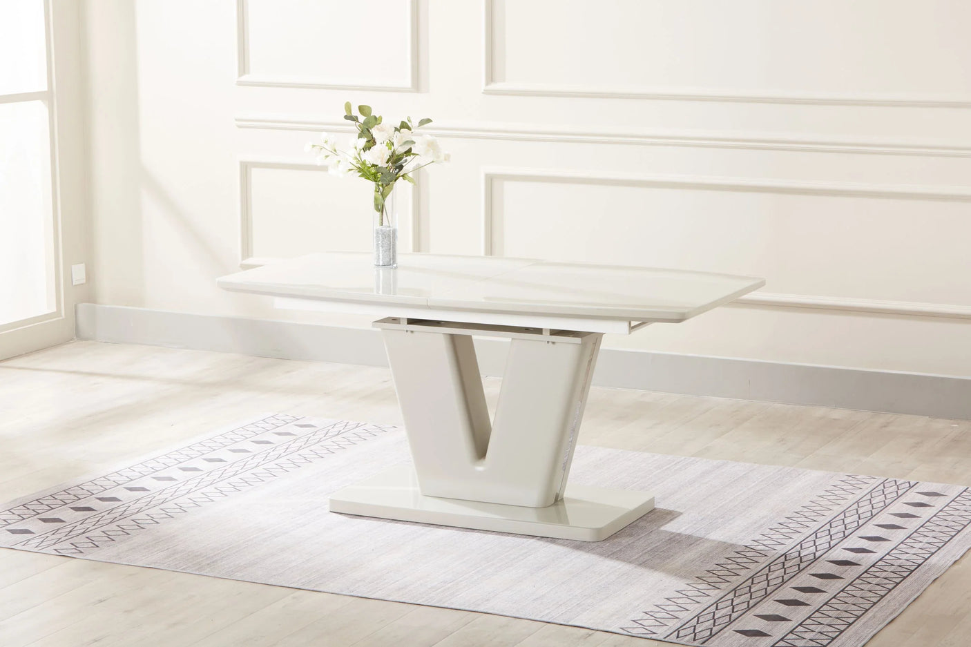 Vicenza Extension Table (light grey)