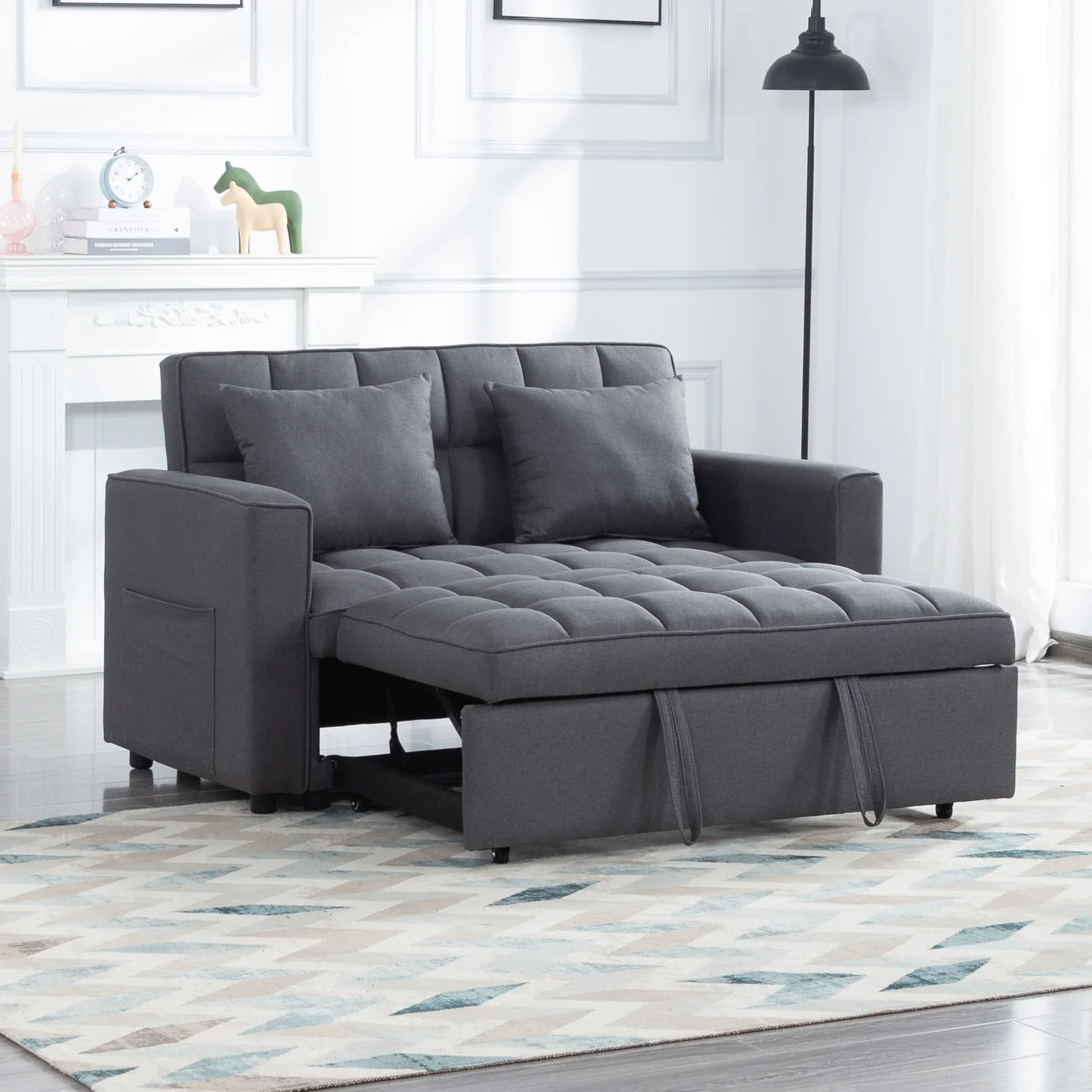 Luna - Sofa Bed - Grey - Image 4