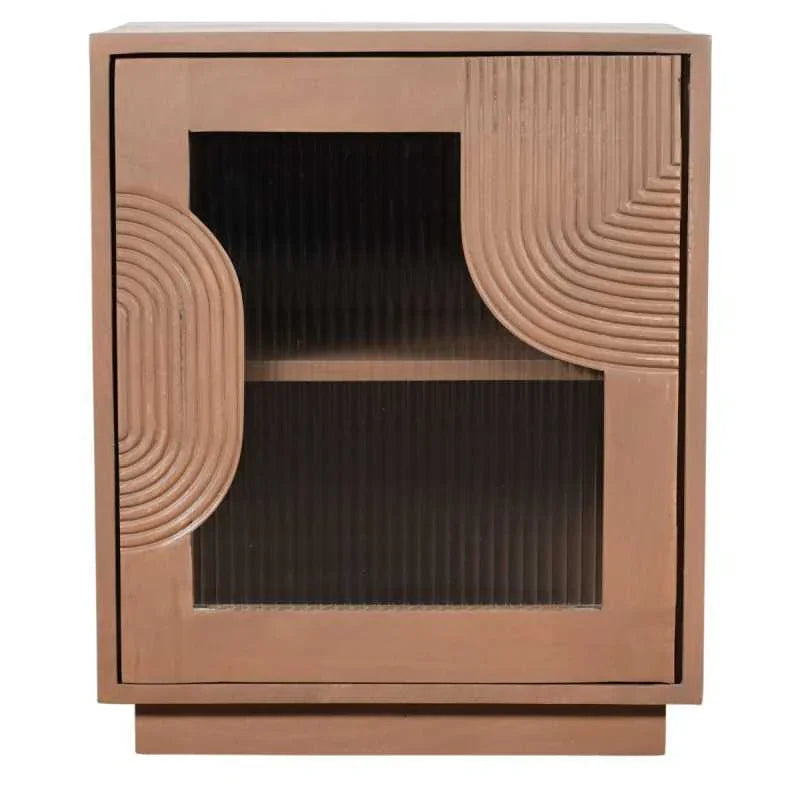Indus Solid Wood Bedside Table - View 3