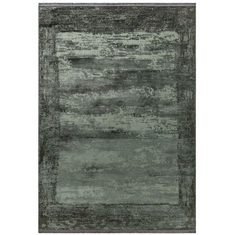 Athera AT03 Anthracite Border Rug - Image 1