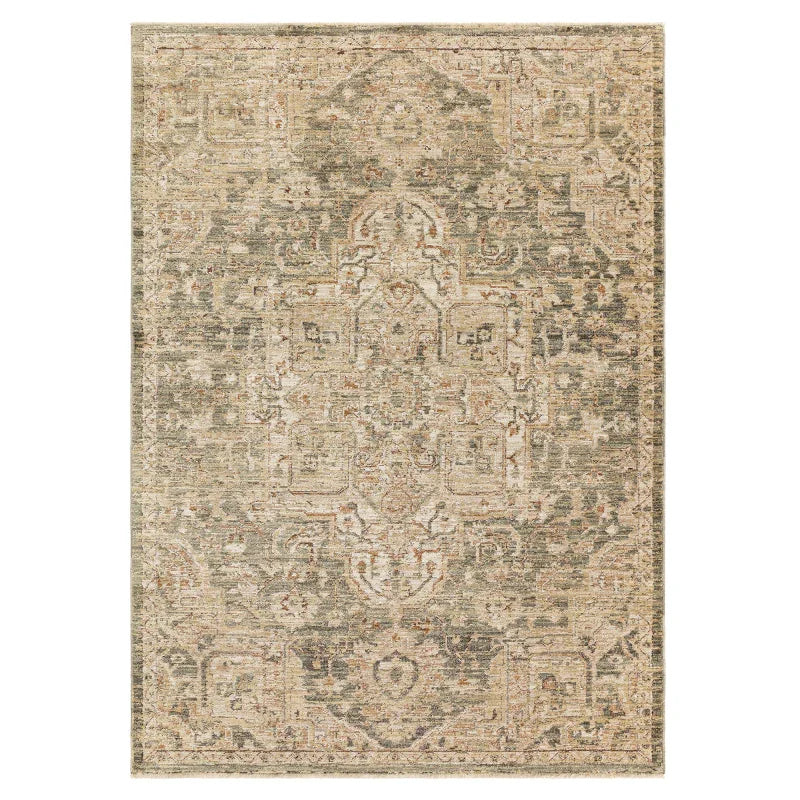 Heriz Serapi Green Rug - Image 1