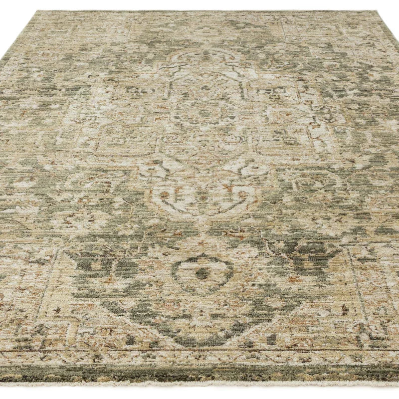 Heriz Serapi Green Rug - Image 7