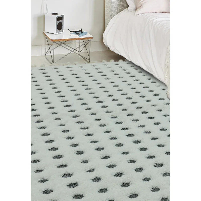 Ariana AR05 Dotty Grey Rug - Image 2