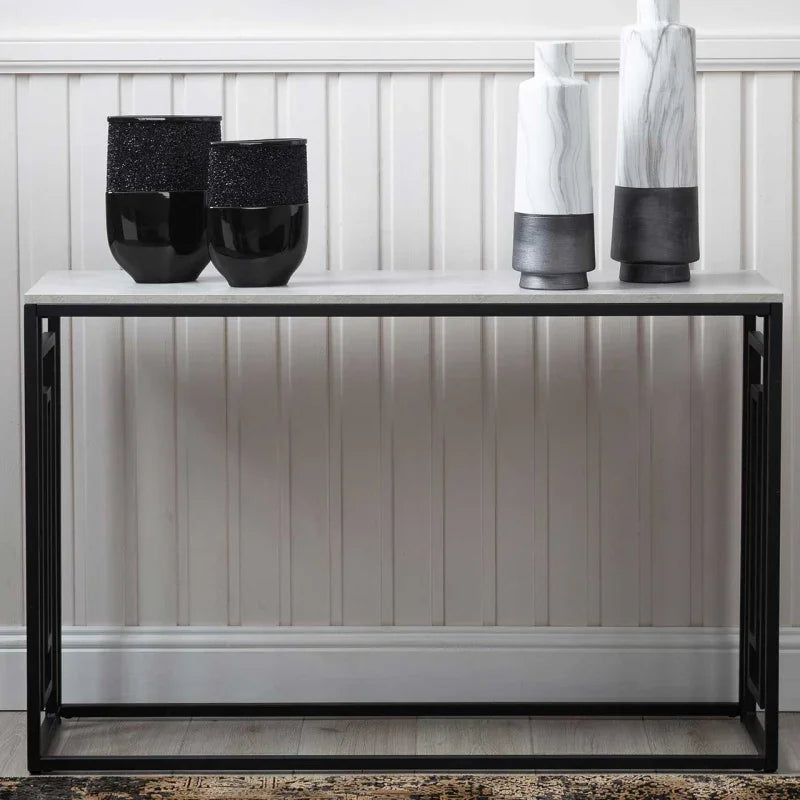 Devon Black and Grey Console Table - KD