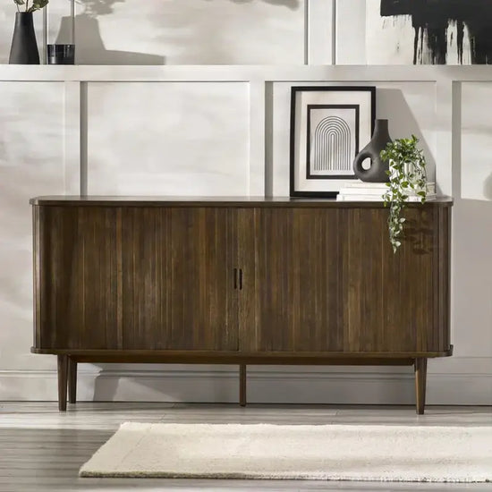 Buy modern wood sideboard storage cabinet online, living room furniture with decor
