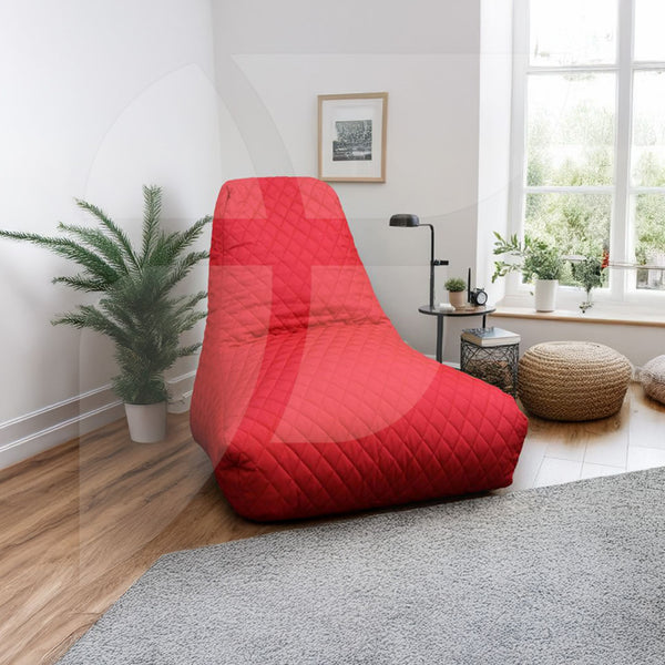 Quilted Bean Bag Red - Default - QUILTEDBEANBAG RED