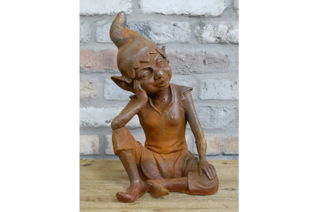 Rusty Cast Iron Elf - 11218