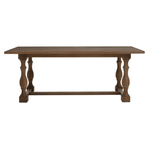 Buy solid wood dining table online, rustic farmhouse rectangular kitchen table for sale