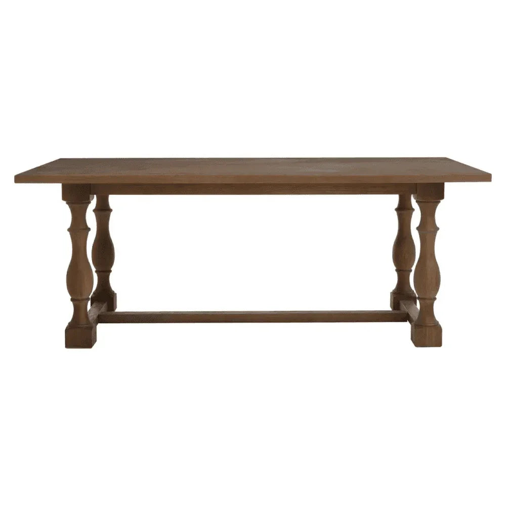 Buy solid wood dining table online, rustic farmhouse rectangular kitchen table for sale