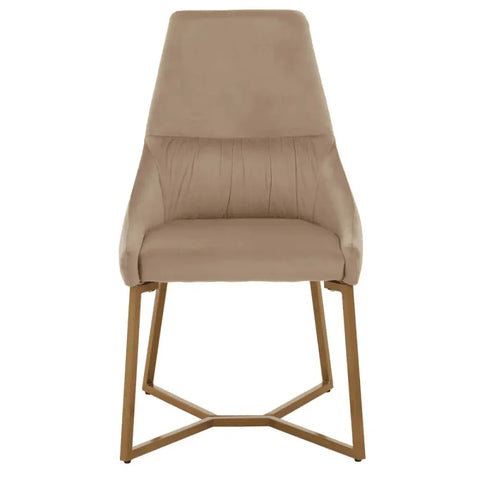 Valencia Mink Velvet Dining Chair