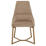 Valencia Mink Velvet Dining Chair