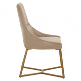 Valencia Mink Velvet Dining Chair