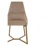 Valencia Mink Velvet Dining Chair