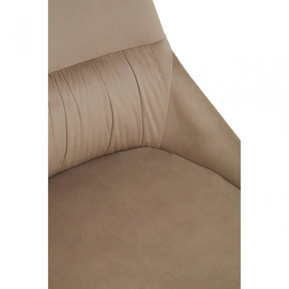 Valencia Mink Velvet Dining Chair