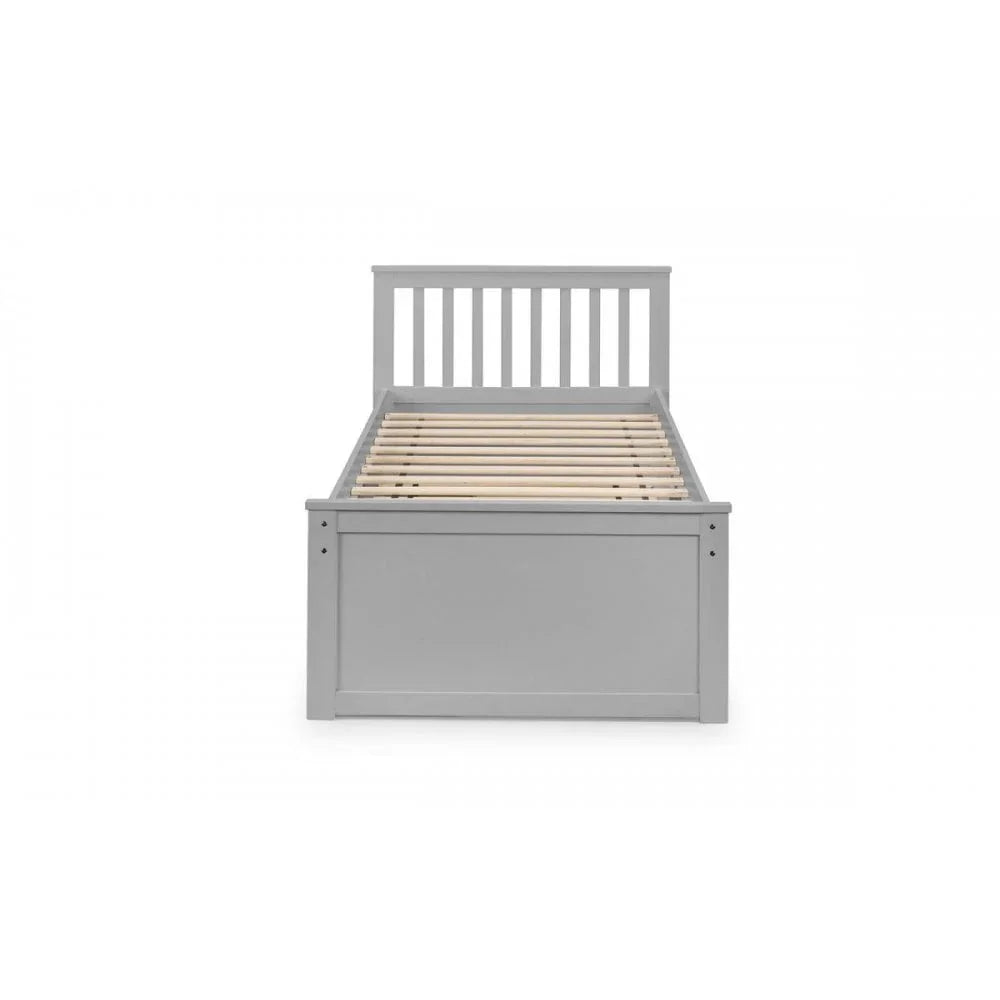 Maisie Bed With Underbed And Drawers - Light Grey